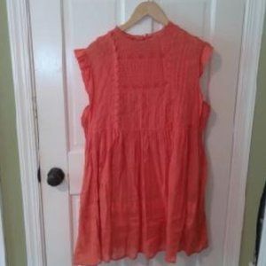 Free People Pink Babydoll Dress
